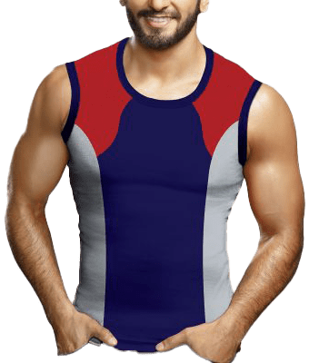Men's Sports vests in multi colour on sale at merchandcart.com