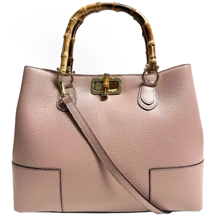 Merchandcarter-Modarno womens bag in genuine leather-Water-Rosa-carne