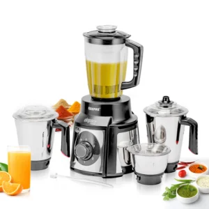 Merch & Carter GEEPAS 5 in 1 mixer grinder Indian GSB5457N Easy Clean 1000W