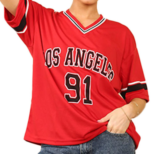 short sleeve tshirt red