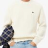 Thick-Carded-Wool-Crew-Neck-Sweater - Buy Online UK at Merch & Carter