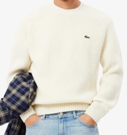 Thick-Carded-Wool-Crew-Neck-Sweater - Official Stock UK Thick-Carded-Wool-Crew-Neck-Sweater - Buy Online UK at Merch & Carter