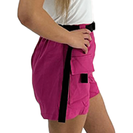 MY17319-Flap-Pocket-Buckle-Belted-Cargo-Shorts-Merch-&-Carter Flap Pocket Buckle Belted Cargo Shorts