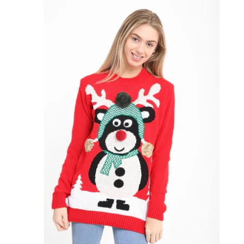 Pom Pom Festive Christmas Knitted Jumper-Merch-Onstores-Merch-&-Carter Pom Pom Festive Christmas Knitted Jumper (Copy) - Buy Online UK at Merch & Carter
