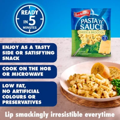 Batchelors Pasta 'n' Sauce Mac 'n' Cheese PMP Merch & Carter