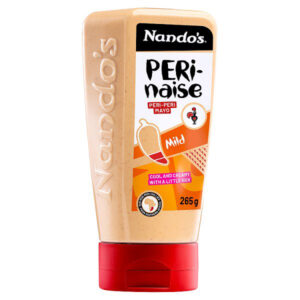 Merch & Carter, Nando's Mild Perinaise 265g Cool Creamy Mayonnaise blended with Peri-Peri Chillies from Southern Africa