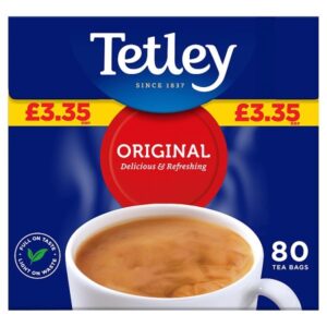 Merch & carter Tetley original tea 80 bags pack