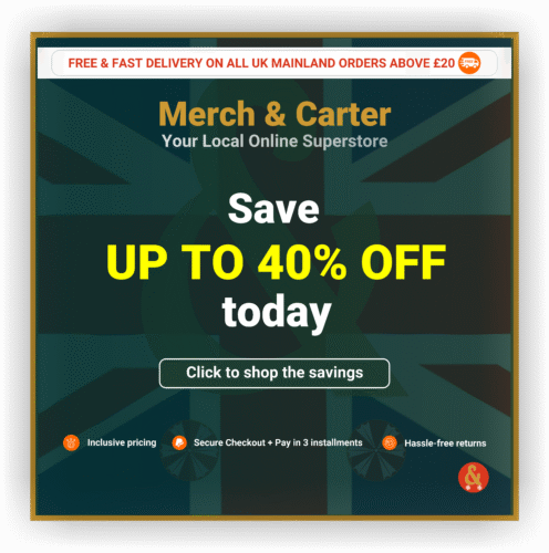 Merch & Carter the UK local online superstore to shop & save