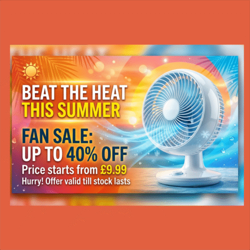 Merchandcarter offers high discounts on various fans, this summer