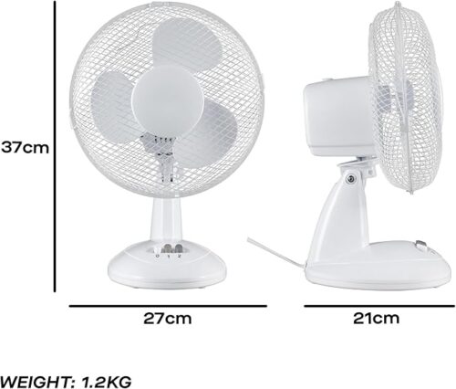 Buy at Merch & Carter, Daewoo desktop fan 9" light weight and portable