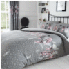 Buy at MerchAndCarter, Feathers Grey Printed Duvet Set