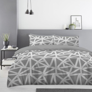Buy at MerchAndCarter, Duvet set-light grey printed