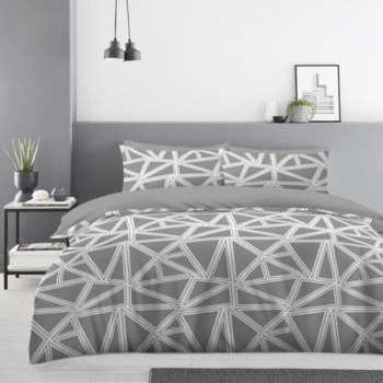 Buy at MerchAndCarter, Duvet set-light grey printed