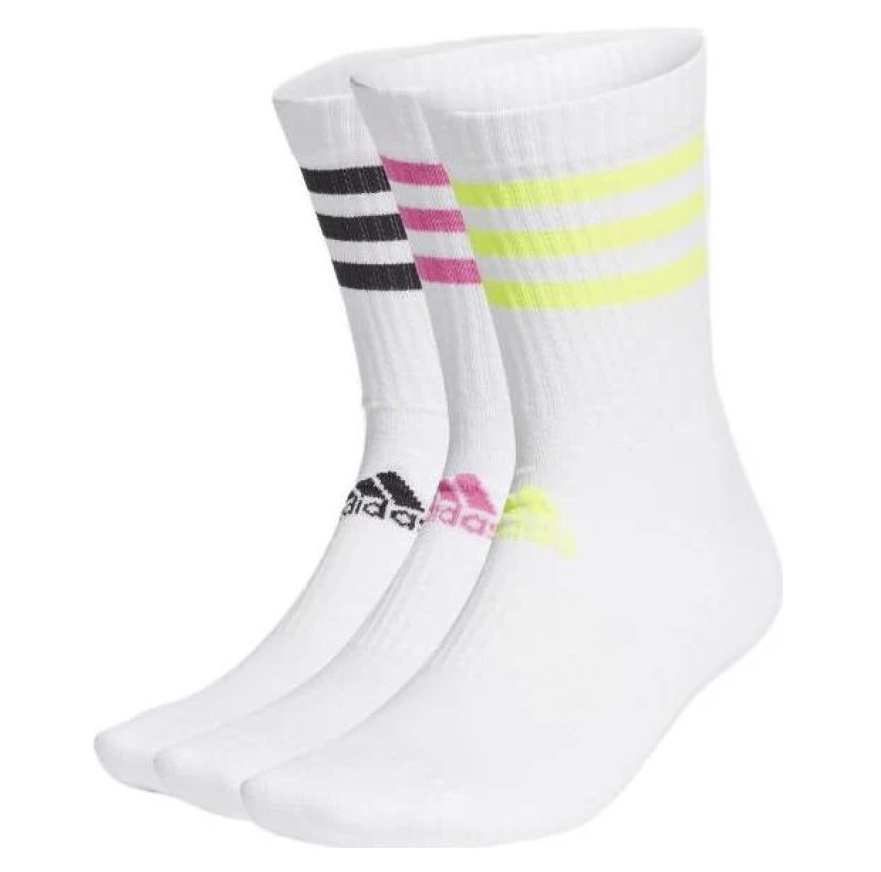 ADIDAS ADULTS ESS CUSHIONED 3 PACK CREW SOCKS