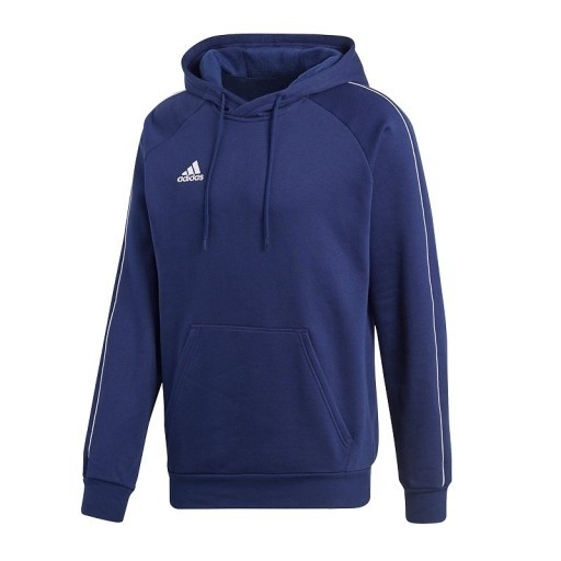 ADIDAS MENS CORE 18 HOODIE NAVY
