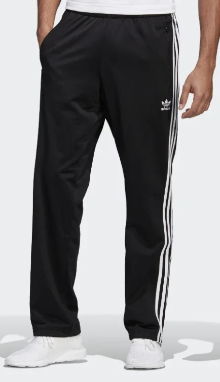 ADIDAS MENS FIREBIRD TRACK PANTS BLACK