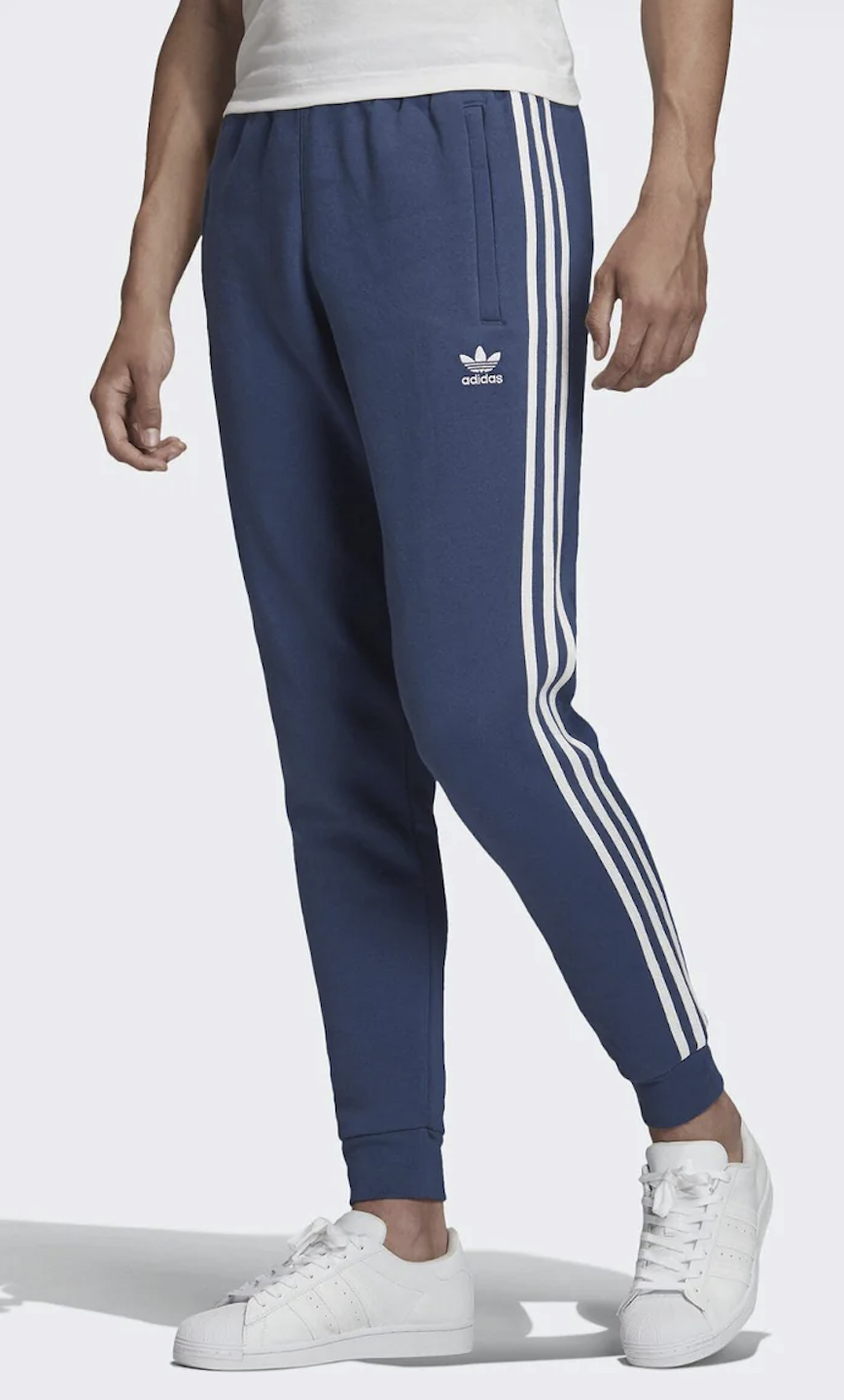 ADIDAS MENS ORIGINALS 3-STRIPE JOGGER NAVY - Official Stock UK ADIDAS MENS ORIGINALS 3-STRIPE JOGGER NAVY