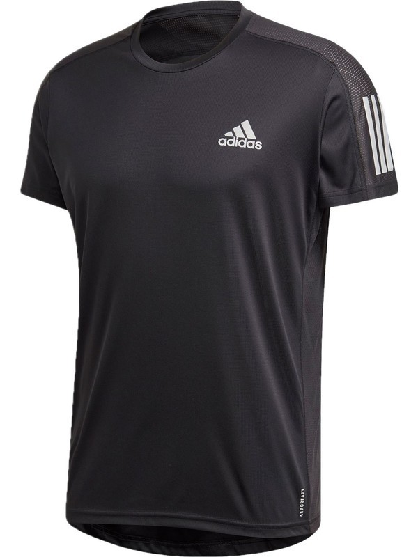 ADIDAS MENS OWN THE RUN T-SHIRT BLACK