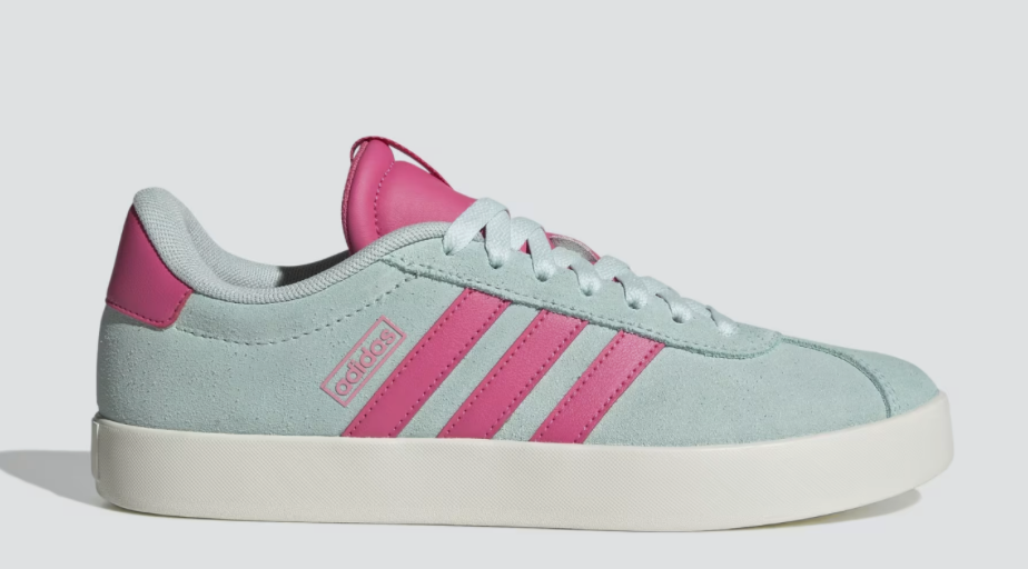 ADIDAS WOMENS ORIGINALS VL COURT 3.0 TRAINER MINT/PINK