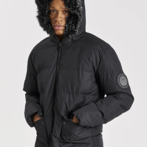 DEFEND LONDON FOSSET PUFFA JACKET BLACK