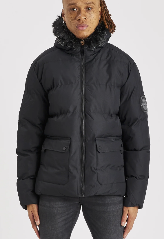 DEFEND LONDON FOSSET PUFFA JACKET BLACK - Photo 2 DEFEND LONDON FOSSET PUFFA JACKET BLACK