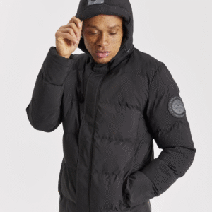 DEFEND LONDON MENS BUBBLE JACKET BLACK