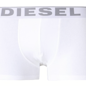 DIESEL MENS 1 PACK BOXER SHORTS WHITE