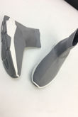 Grey High Top Runner Sock Trainer - Photo 6 Grey High Top Runner Sock Trainer