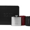 HUGO BOSS MENS HIP FLASK & 2 PAIRS SOCKS GIFT SET