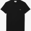LACOSTE MENS PIMA COTTON T-SHIRT BLACK