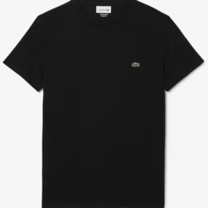 LACOSTE MENS PIMA COTTON T-SHIRT BLACK