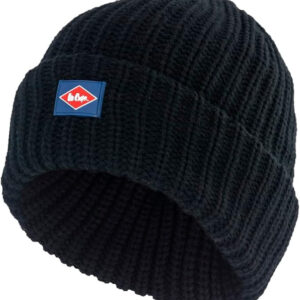 LEE COOPER MENS CHUNKY FLEECE BEANIE BLACK
