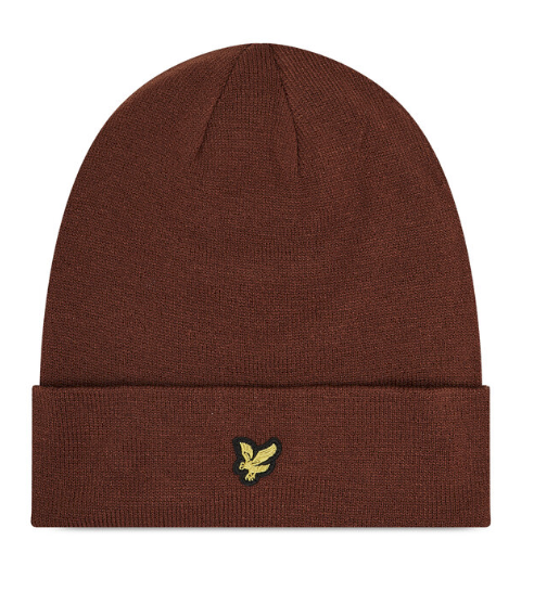 LYLE & SCOTT MENS BEANIE RUST - Official Stock UK LYLE & SCOTT MENS BEANIE RUST