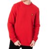 LYLE & SCOTT MENS LAMBSWOOL JUMPER RED