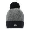 NEW ERA ADULTS BOBBLE BEANIE GREY/NAVY