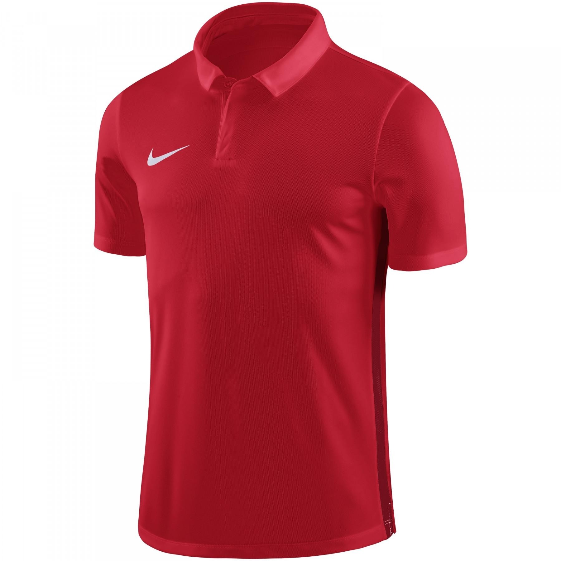 NIKE BOYS ACADEMY 18 POLO SHIRT RED