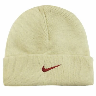 NIKE INFANTS SWOOSH BEANIE HAT CREAM
