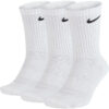 NIKE MENS 3 PACK CREW SOCKS WHITE