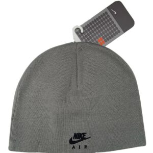 NIKE WOMENS AIR BEANIE HAT GREY