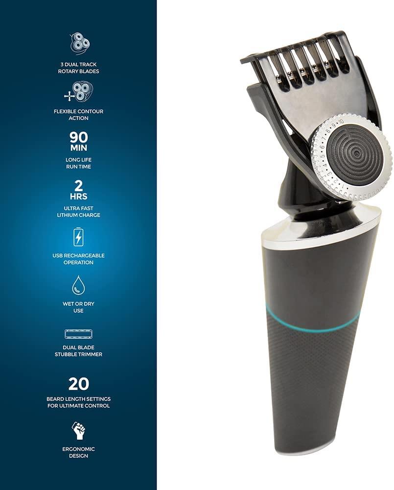 Paul Anthony Lithium Pro 3 USB Wet & Dry Mens Rotary Shaver - H5021 - Photo 2 Paul Anthony Lithium Pro 3 USB Wet & Dry Mens Rotary Shaver - H5021