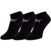 PUMA ADULTS 3 PACK TRAINER SOCKS BLK