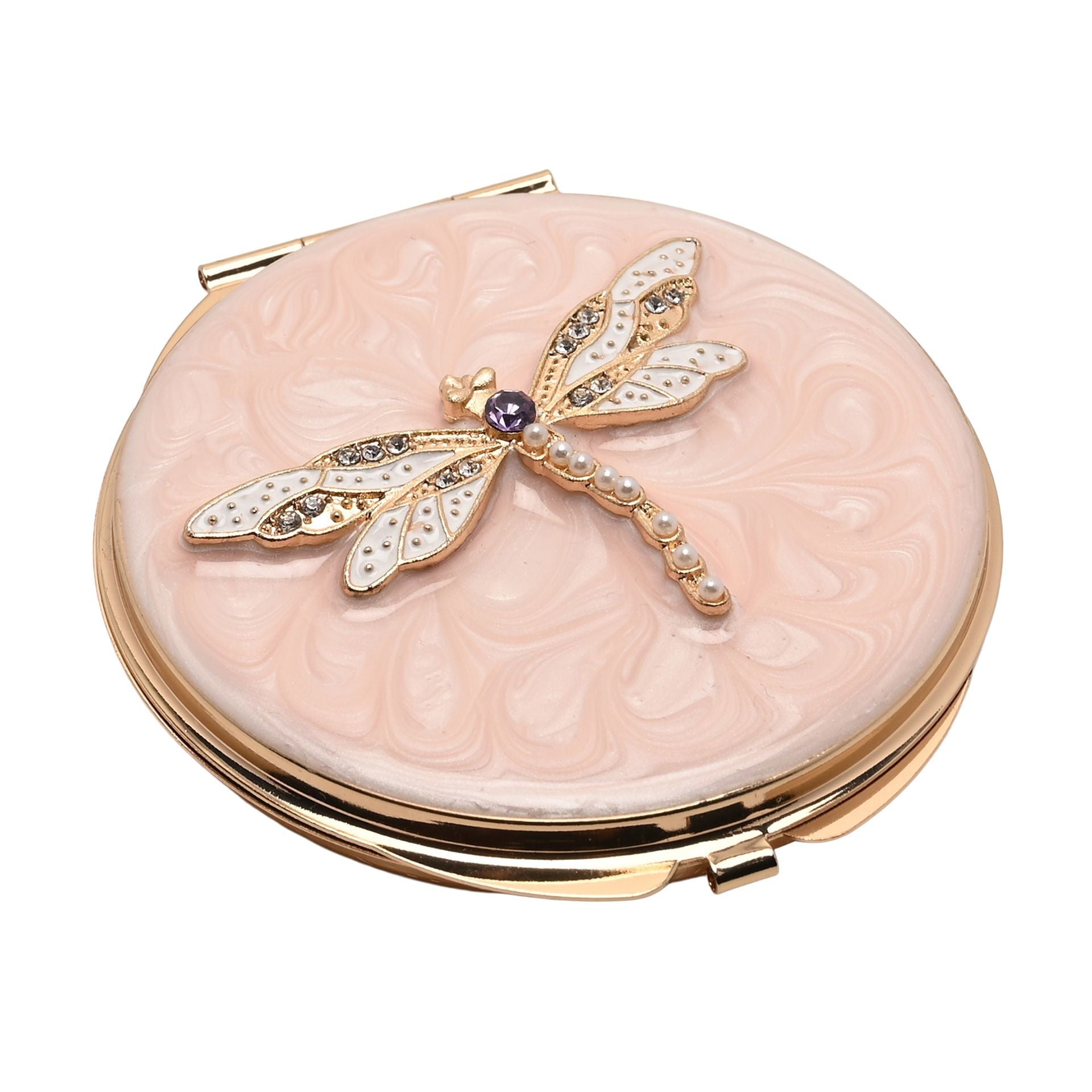 Sophia Classic Compact Mirror and Keyring Gift Set - Blush Dragonfly - Photo 6 Sophia Classic Compact Mirror and Keyring Gift Set - Blush Dragonfly