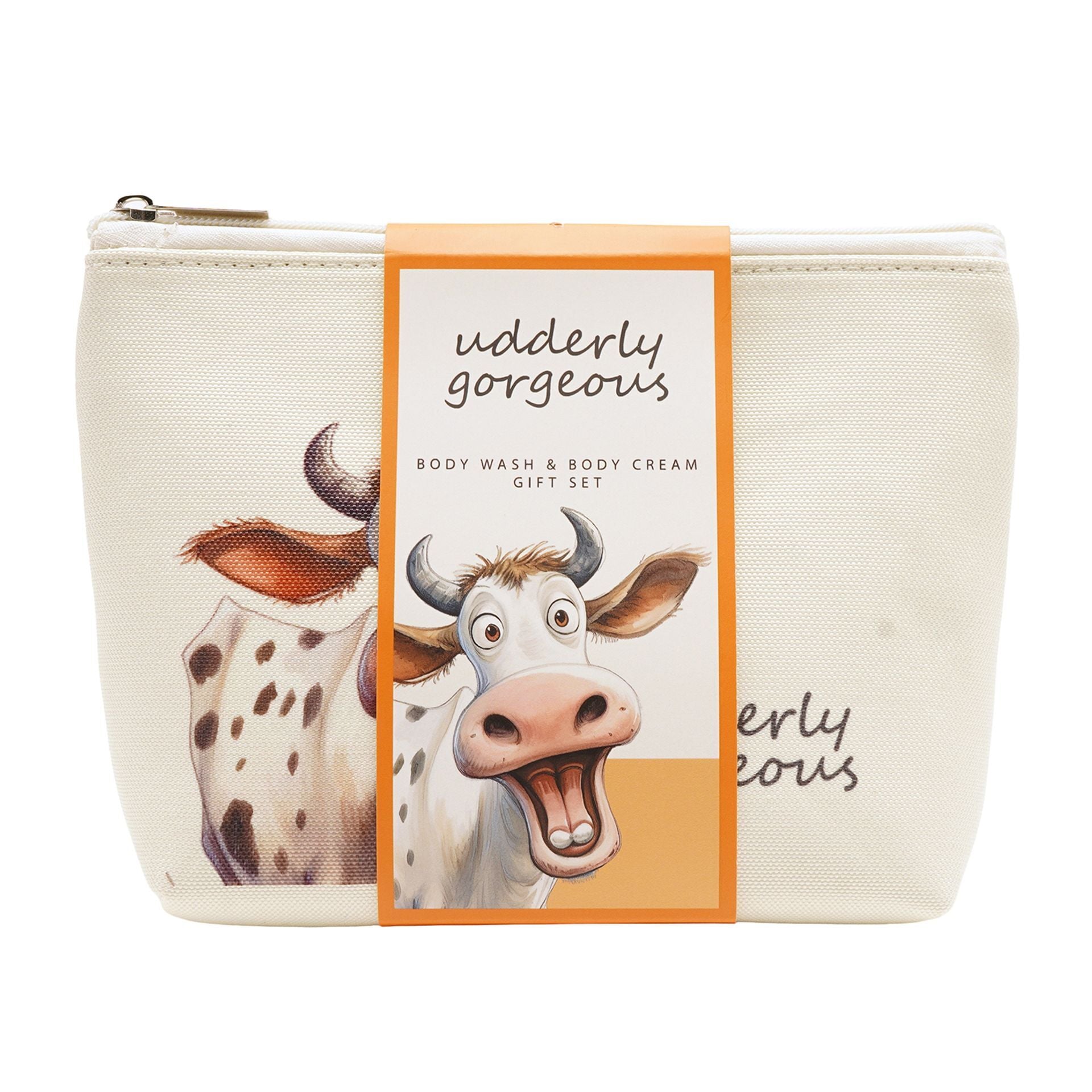 The Funny Farm Body Wash & Lotion Wash Bag Set - "Udderly Gorgeous" - Photo 5 The Funny Farm Body Wash & Lotion Wash Bag Set - "Udderly Gorgeous"