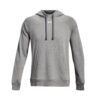 UNDER ARMOUR MENS RIVAL FLEECE OVERHEAD HOODY GREY