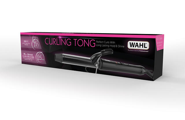 Wahl Ceramic Curling Tong Quick Heat, 25 mm - Official Stock UK Wahl Ceramic Curling Tong Quick Heat, 25 mm