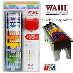 Wahl Colour Coded Plastic Comb Attachments for Standard Multi Cut Clippers - Official Stock UK Wahl Colour Coded Plastic Comb Attachments for Standard Multi Cut Clippers